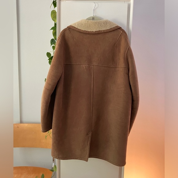VINTAGE 1960s Shearling Lambskin Wool Coat • David Church Californian • Size 38 - Picture 5 of 10